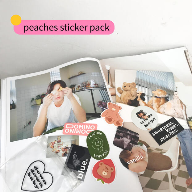 Peaches sticker pack